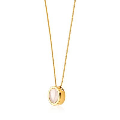 Colar Eterno Madrepérola — Banho Ouro 18k | Aimer Joias — ângulo 2