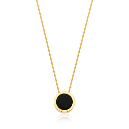 Colar Eterno - Obsidiana Negra Semijoias de luxo e design exclusivo