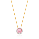 Colar Eterno - Quartzo Rosa Semijoias de luxo e design exclusivo