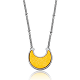 Colar Lua - Amarelo — Ródio Negro | Aimer Joias | semijoia feminina pedra natural