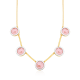 Colar Magnífico - Quartzo Rosa Semijoias de luxo e design exclusivo