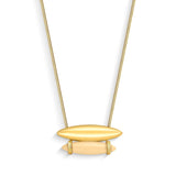 Use o Colar Origem com Resina Italiana Creme e Banho de Ouro 18K para atrair harmonia e prosperidade. AIMER JOIAS