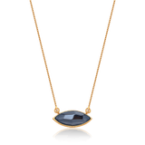 Colar Pétala - Quartzo Fumê — Ouro 18K | Aimer Joias | semijoia feminina pedra natural