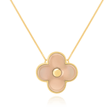Colar Radiante - Ágata Branca Semijoias de luxo e design exclusivo