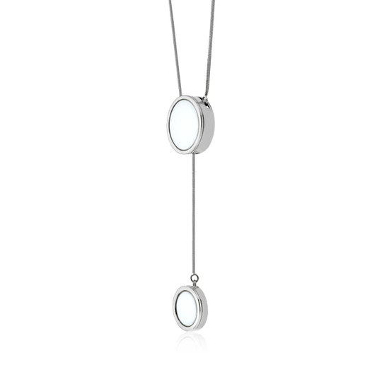 Colar Solene - Porcelana Branca Semijoias de luxo e design exclusivo