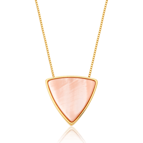 Conjunto Equilíbrio - Madrepérola — Ouro 18K | Aimer Joias | semijoia feminina pedra natural