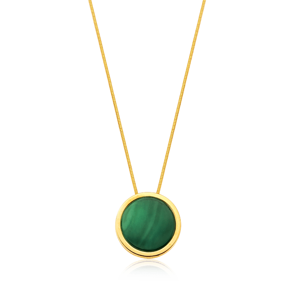 Colar Único - Ágata Verde Semijoias de luxo e design exclusivo