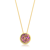 Colar Único - Drusa Multicolorida Semijoias de luxo e design exclusivo