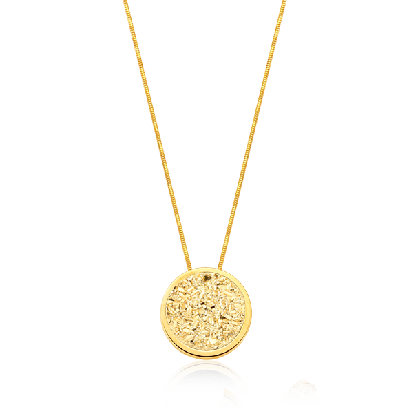 Colar Único - Drusa Ouro Semijoias de luxo e design exclusivo