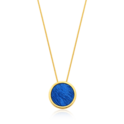 Colar Único - Feldspato Azul Anil — ângulo 1