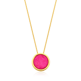 Colar Único - Feldspato Rosa Pink Semijoias de luxo e design exclusivo