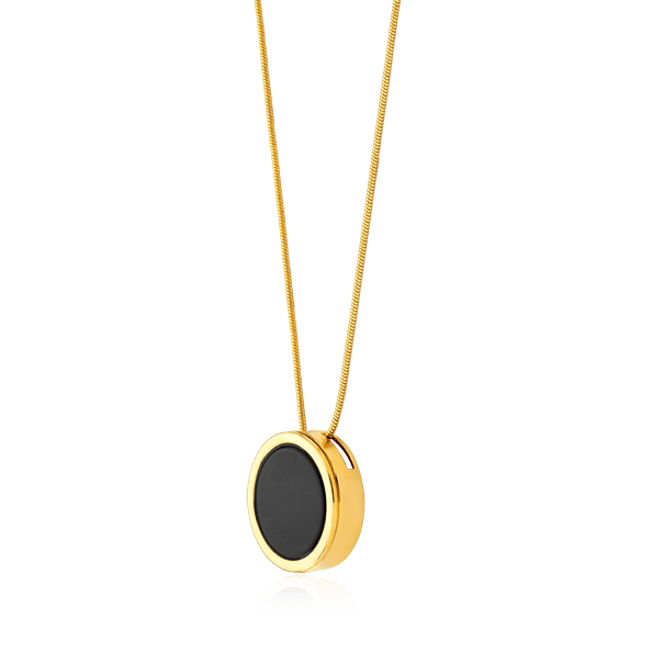 Colar Único - Obsidiana Negra Semijoias de luxo e design exclusivo