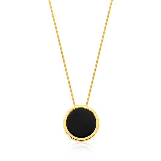 Colar Único - Obsidiana Negra Semijoias de luxo e design exclusivo