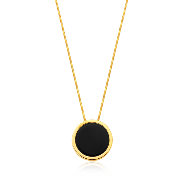 Colar Único - Obsidiana Negra Semijoias de luxo e design exclusivo