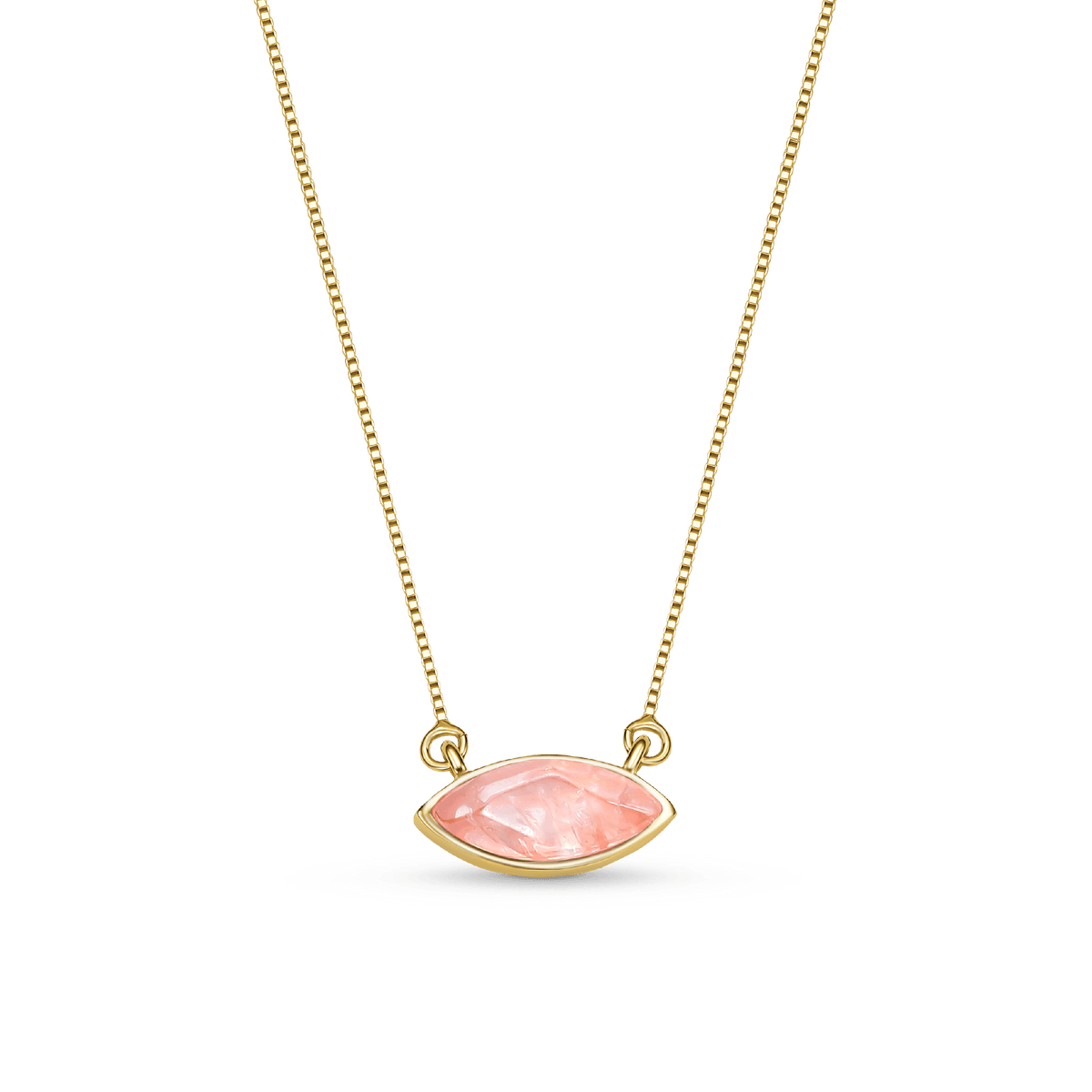 Colar Dália - Quartzo Rosa