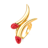 Anel Caminhos - Feldspato Vermelho