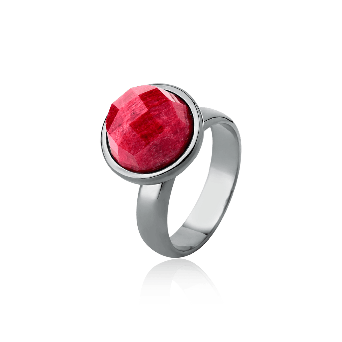 Anel Classic - Feldspato Vermelho