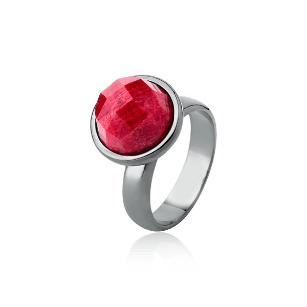 Anel Classic - Feldspato Vermelho