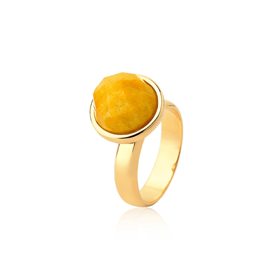 Anel Classic - Feldspato Amarelo