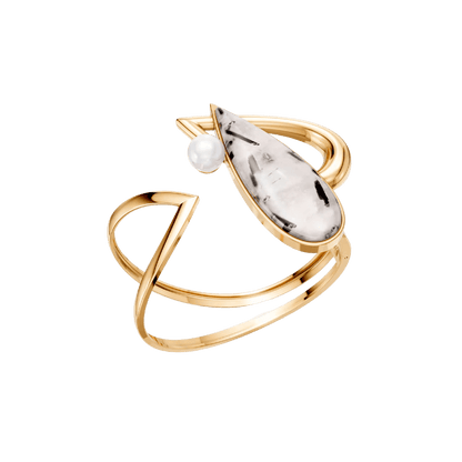 Bracelete Além da Forma - Cristal Rutilado