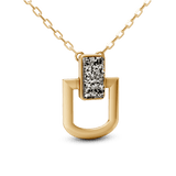Colar Elos - Drusa Metalizada | Semijoia Banhada a Ouro 18K