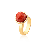 Anel Classic - Feldspato Laranja
