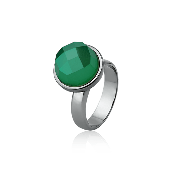 Anel Classic - Ágata Verde