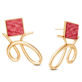 Brinco Esboço - Feldspato Vermelho