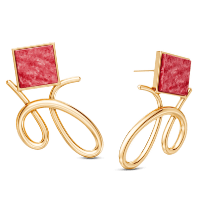 Brinco Esboço - Feldspato Vermelho — ângulo 1