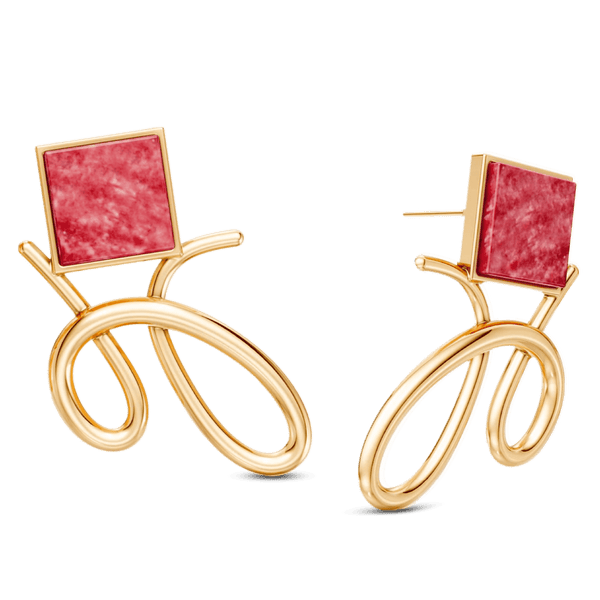 Brinco Esboço - Feldspato Vermelho