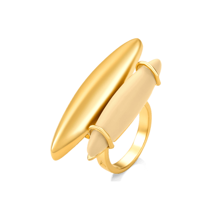 Anel Ecoa - Resina Italiana Creme