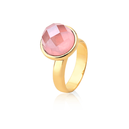 Anel Classic - Quartzo Rosa