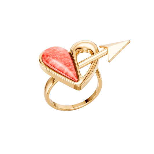 Anel Cupido — Feldspato Vermelho