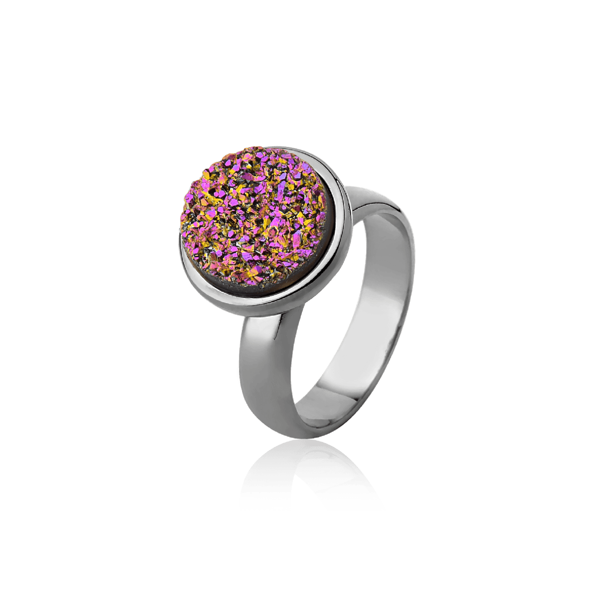 Anel Classic - Drusa Multicolorida