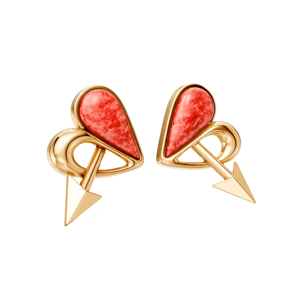 Brinco Cupido — Feldspato Vermelho