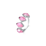 Anel Dália - Quartzo Rosa