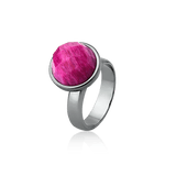 Anel Classic - Feldspato Rosa Pink