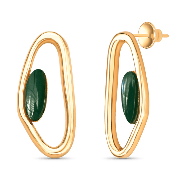 Brinco Reconectar - Ágata Verde