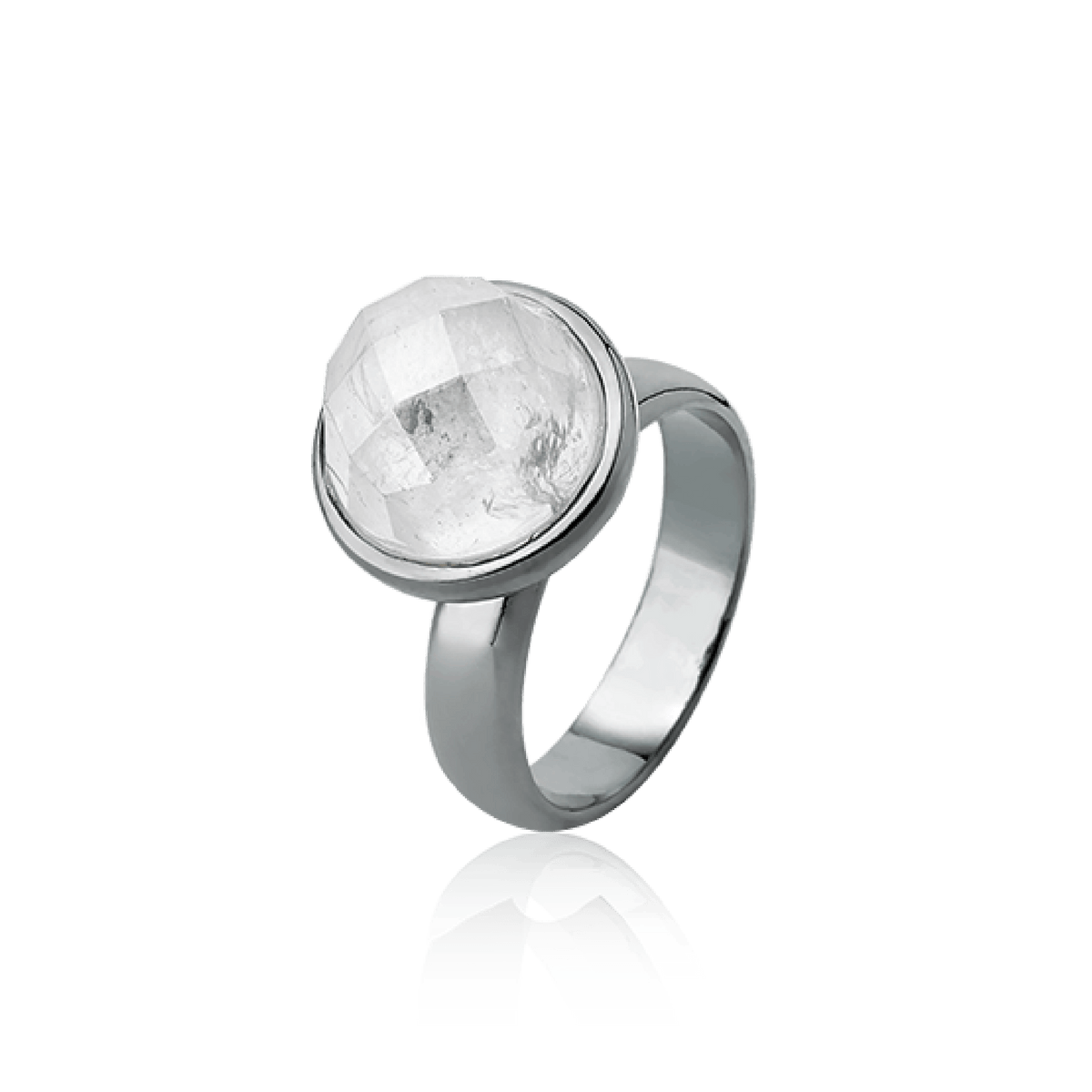 Anel Classic - Cristal de Rocha