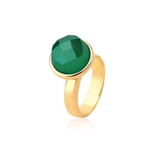 Anel Classic - Ágata Verde