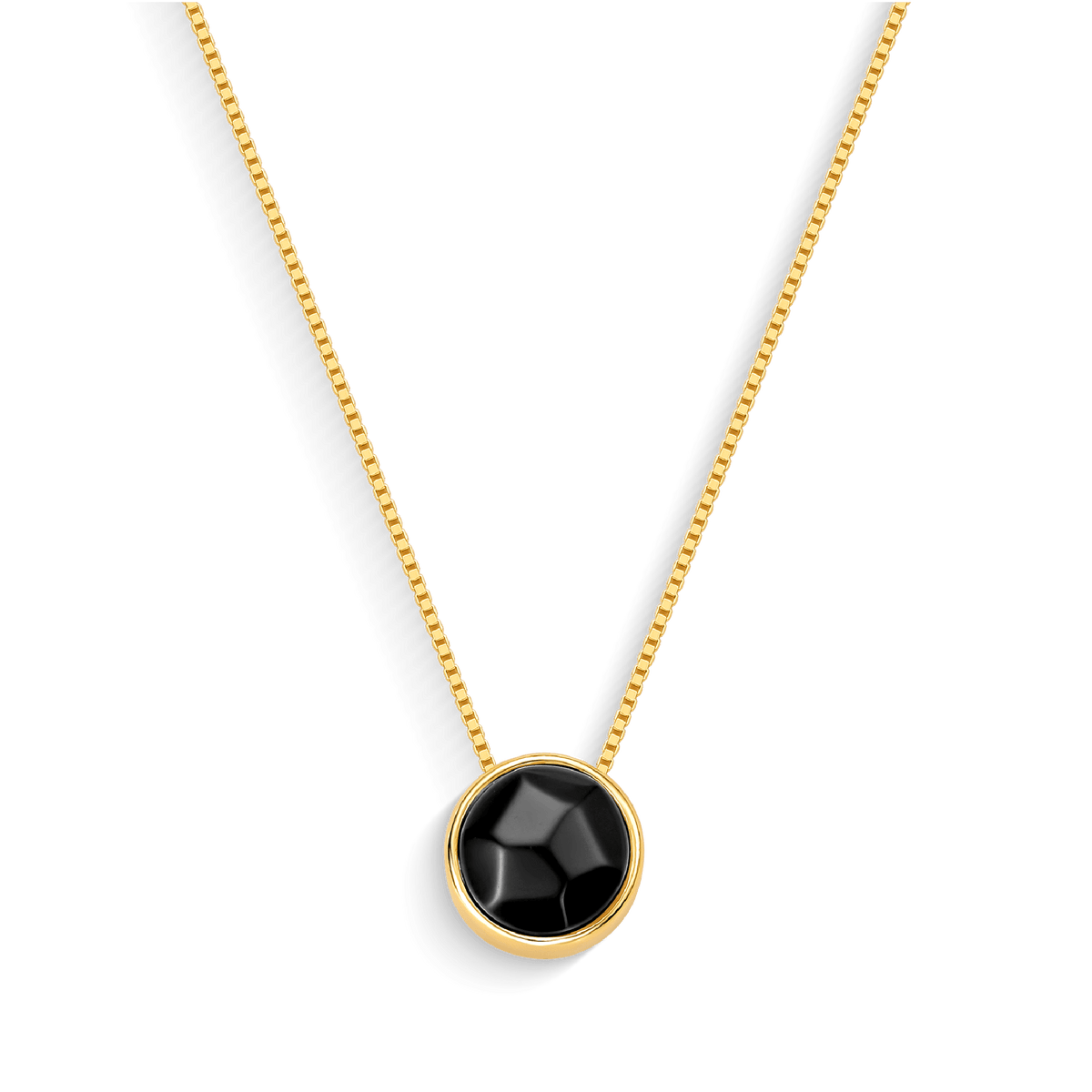 Colar Classic - Obsidiana Negra