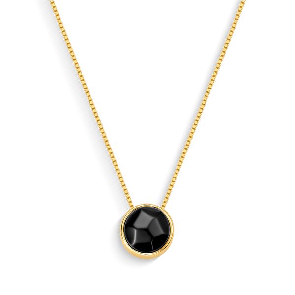 Colar Classic - Obsidiana Negra