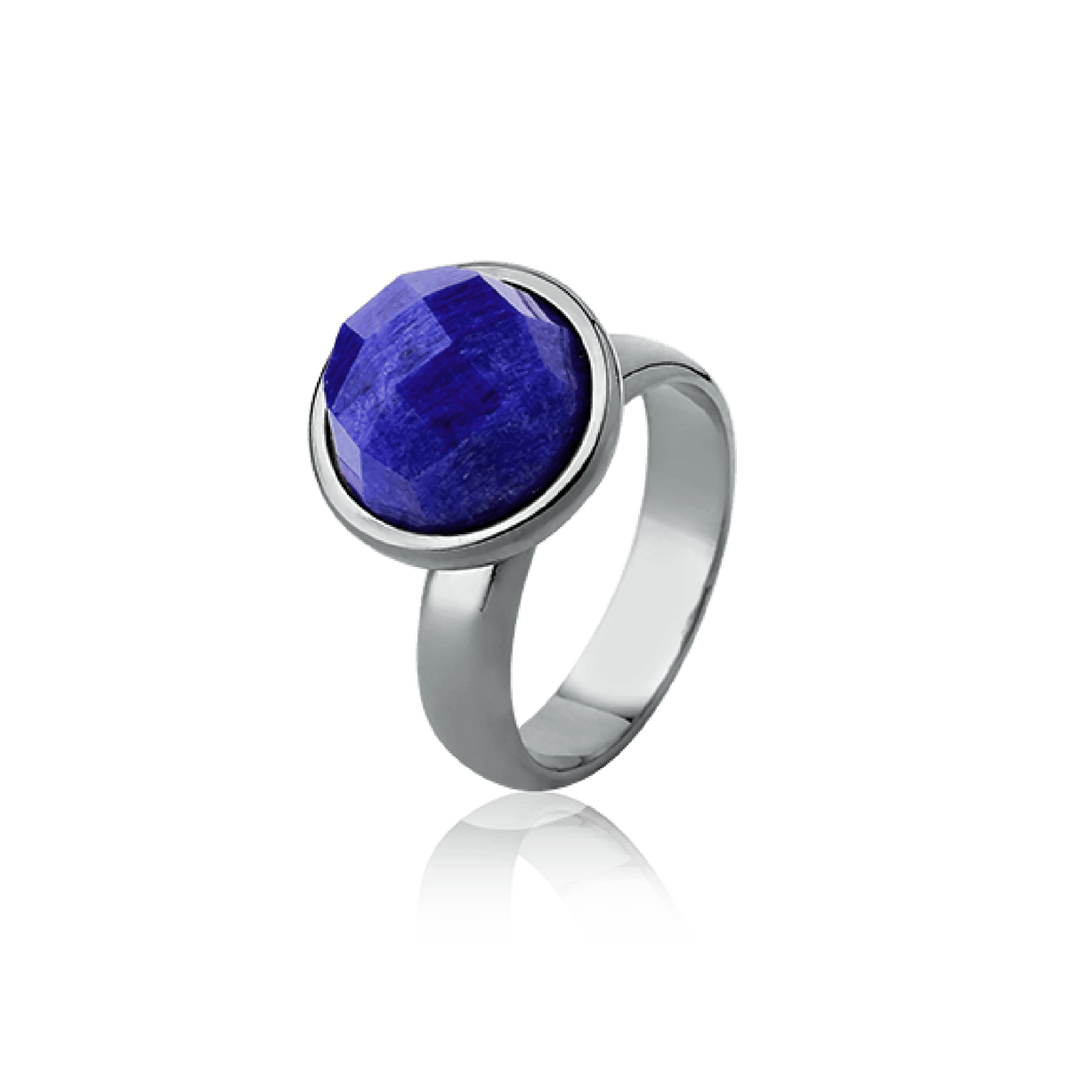 Anel Classic - Feldspato Azul Anil