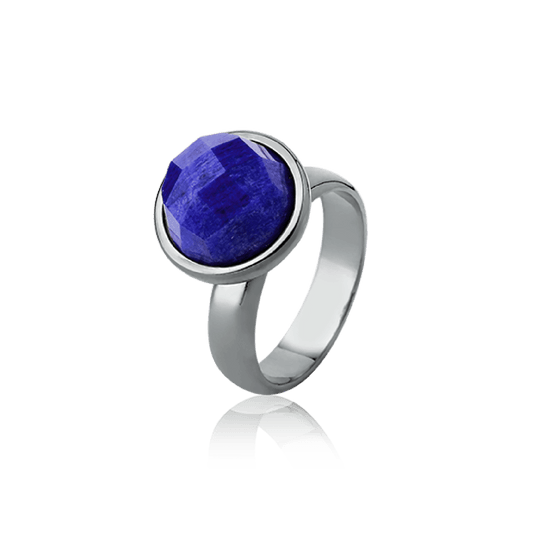 Anel Classic - Feldspato Azul Anil