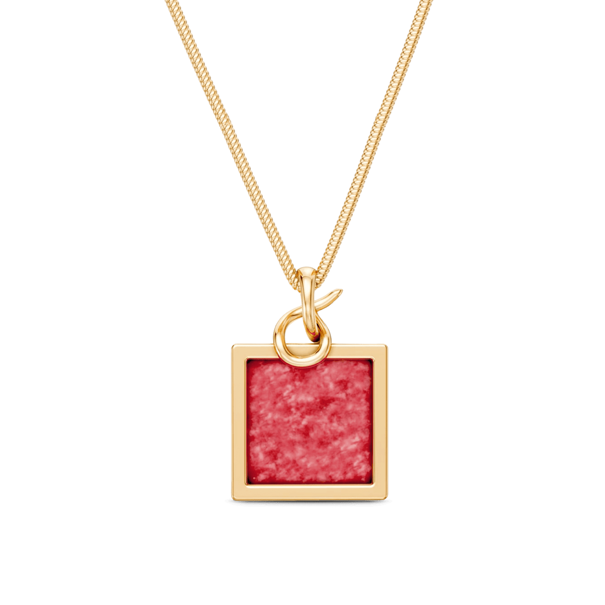 Colar Esboço - Feldspato Vermelho