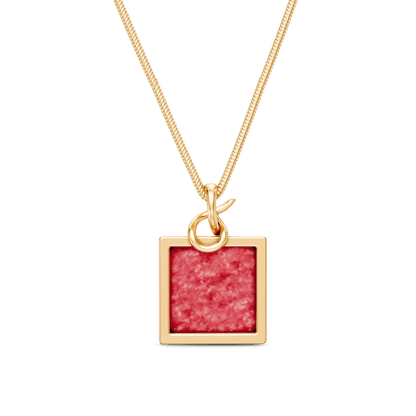 Colar Esboço - Feldspato Vermelho