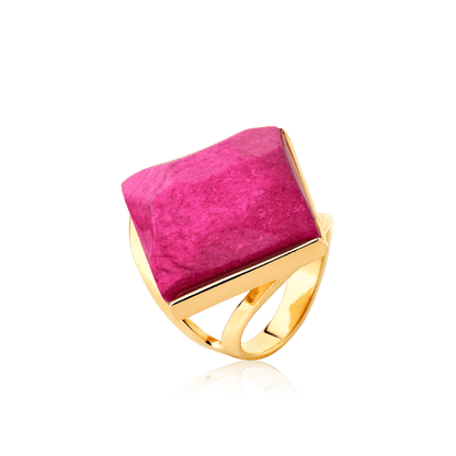 Anel Lírio - Feldspato Rosa Pink