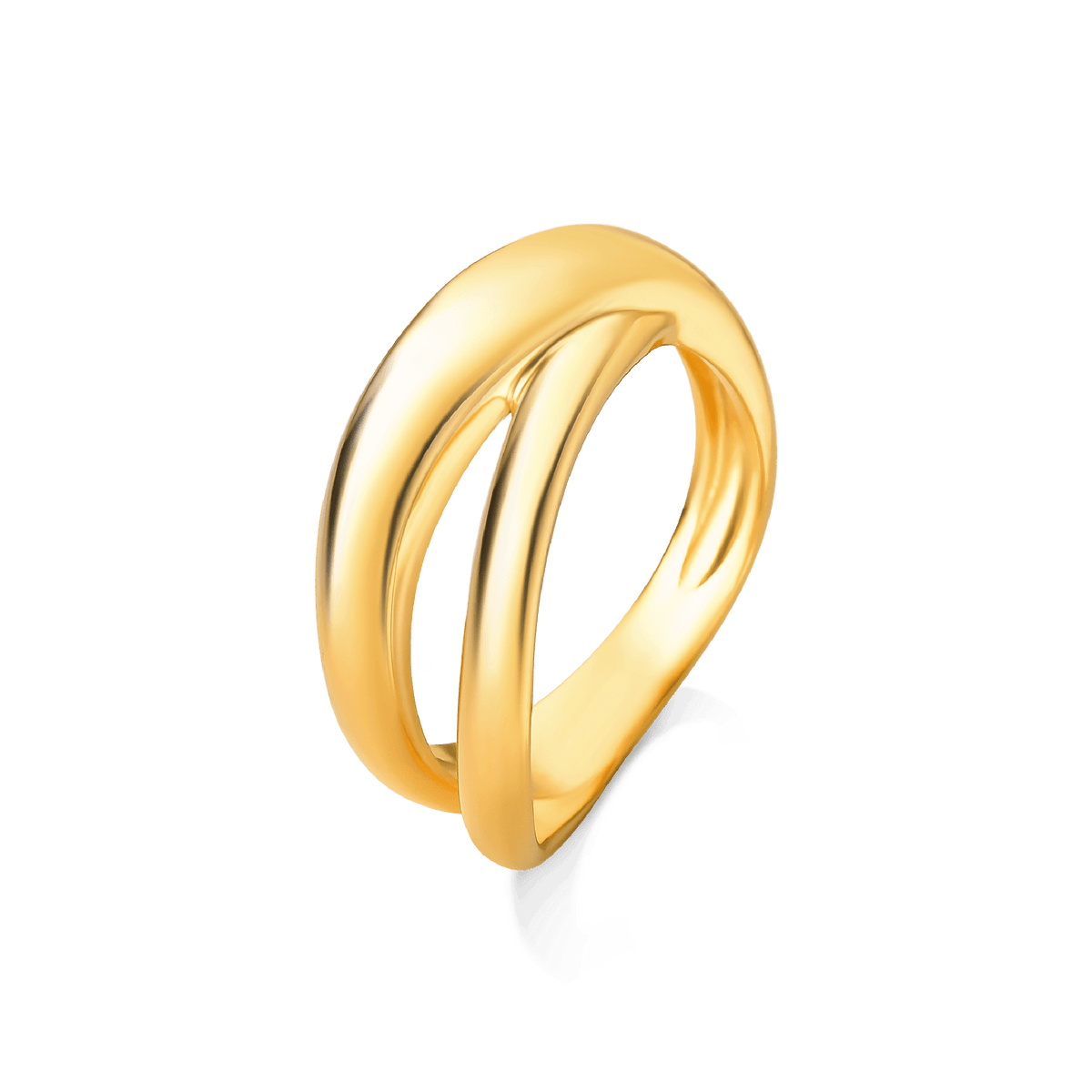 Anel Encontro - Banho de Ouro 18K