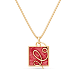 Colar Forma - Feldspato Vermelho