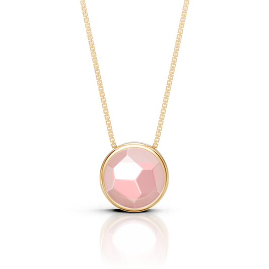 Colar Classic - Quartzo Rosa